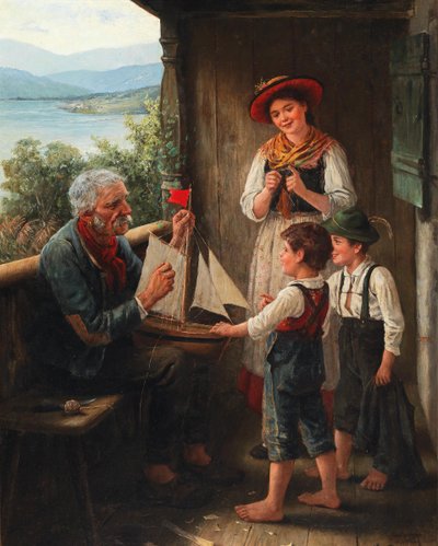 The Sailboat by Carl von Bergen  
